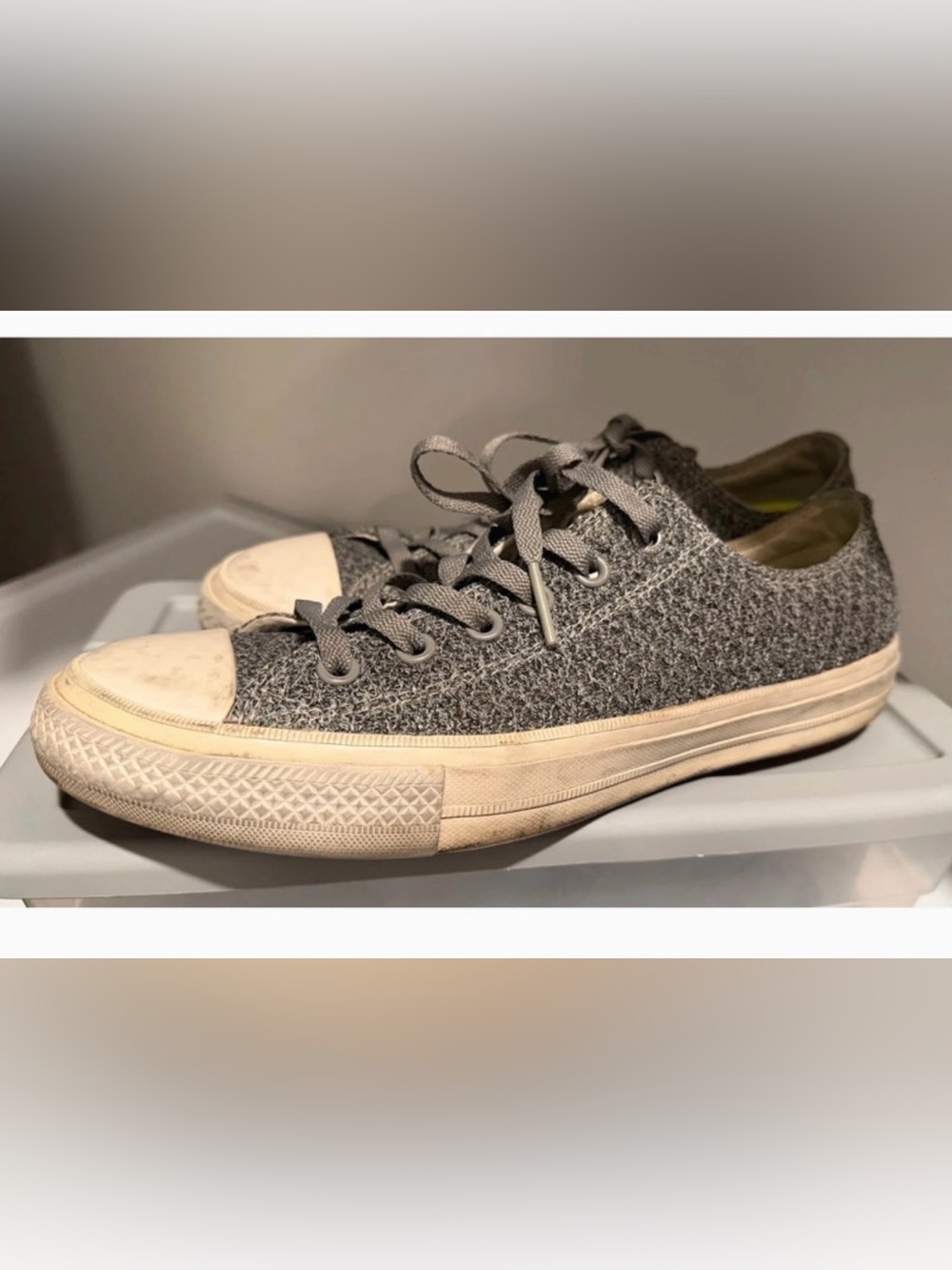 Converse Lunarlon Low-Top Knit Sneakers
